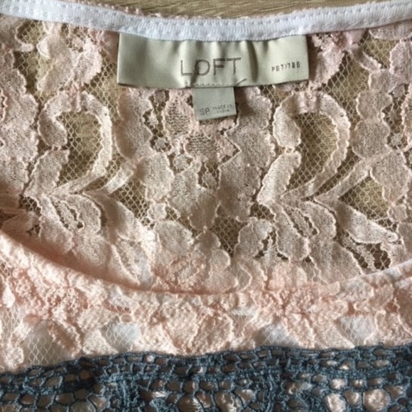 CLOSING SALE Flutter Sleeve Top with Lace Inlay - Picture 3 of 5